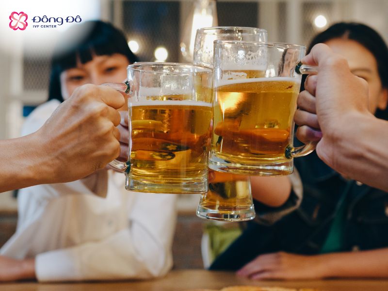 Tuyệt đối không sử dụng bia rượu giai đoạn sau chuyển phôi