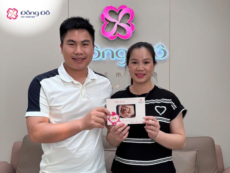 Trường hợp gia đình làm thụ tinh trong ống nghiệm (IVF) thành công tại Đông Đô IVF Center
